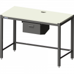 Mesa de corte con tolva