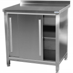 Mesa carenada puerta corredera